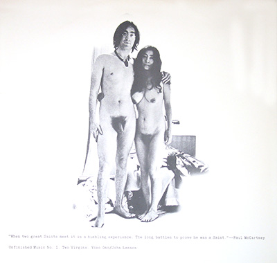 John Lennon & Yoko Ono - Two Virgins album front cover vinyl record